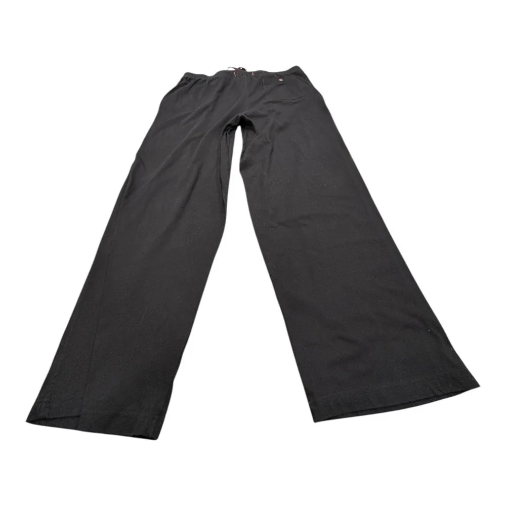Tommy Bahama Mens XL Lounge Pants EG Black Cotton Polyester Drawstring Pockets